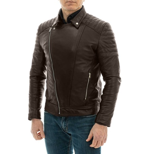 Chiodo biker vera pelle - biker, in