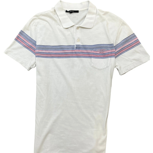 Gucci polo uomo righe bianca - gucci,