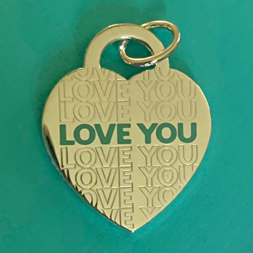 Ciondolo charm cuore argento - charm,