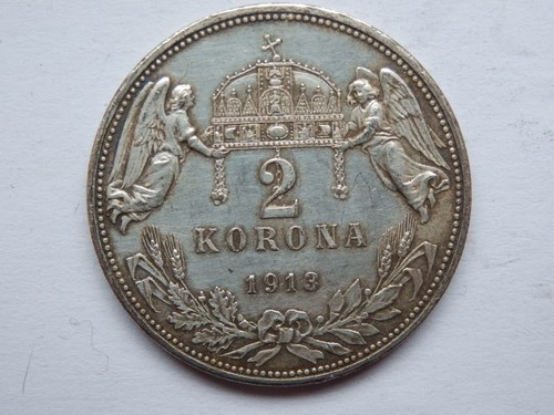 Korona 1913 moneta coin - 2,