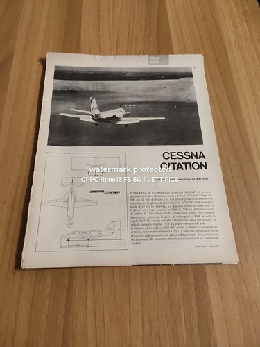1970 cessna citation aviogetto - citation,