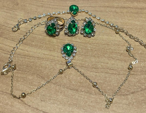 Set collana bracciale anello