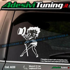 Adesivo Betty Boop Cappello - Sticker Decal