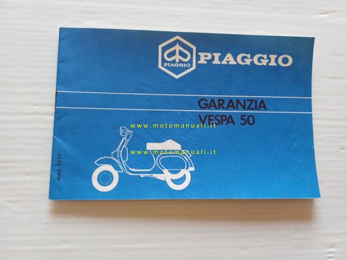 Piaggio vespa anni - piaggio, 50