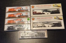 7 N SCALE CRANE & WORK CAR