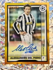 Topps Chrome Merlin Juventus Alessandro Del Piero Gold Refrac. Auto Signature/50