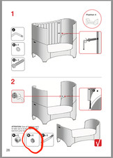 Letto/Lettino Leander 1x Vite