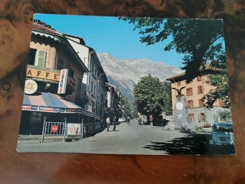 Cartolina bardonecchia piazza - cartolina,