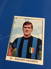 PANINI CAMPIONI DELLO SPORT 1966-67 CALCIO FACCHETTI MAGLIA INTER MAI ATTACCATA