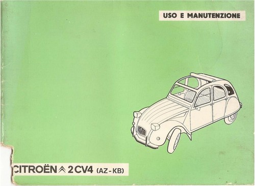 Citroen 2cv anno 1976 - uso, e