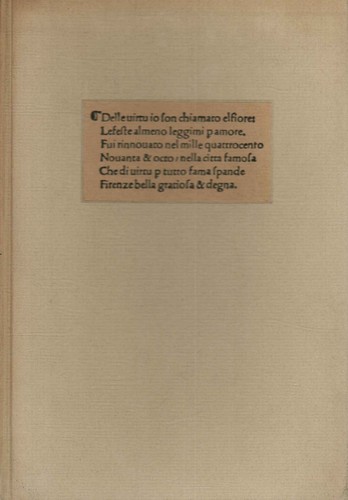 Fior virtù horace - di,