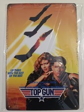 Top Gun poster film in metallo