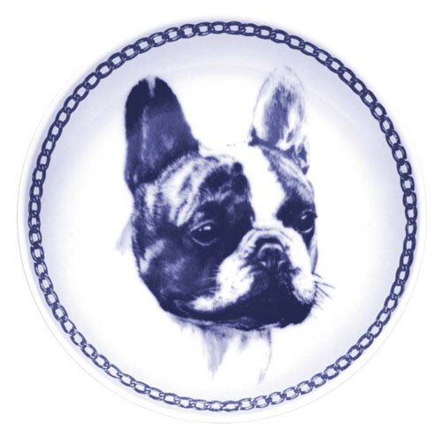 Piatto porcellana bulldog - piatto,