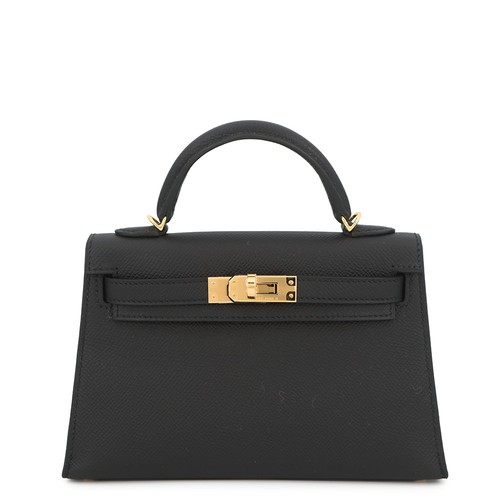 Hermes mini kelly epsom nero - 2,
