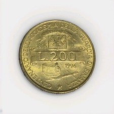 Moneta 200 LIRE CENTENARIO