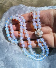 COLLANA 2 FILI OPALE NATURALE