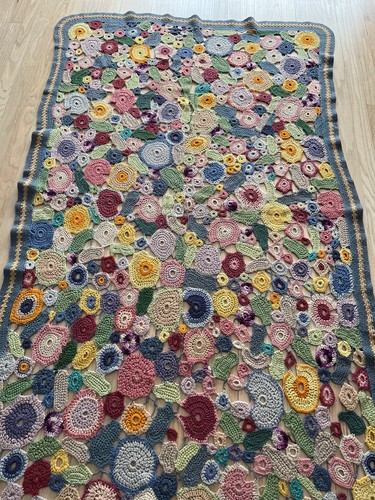 Coperta vintage all'uncinetto