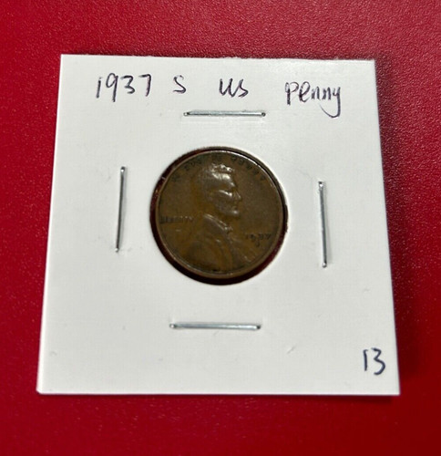 Moneta penny del 1937 - moneta, us