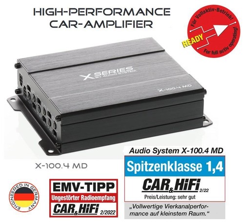 Audio system 100 md - system, micro
