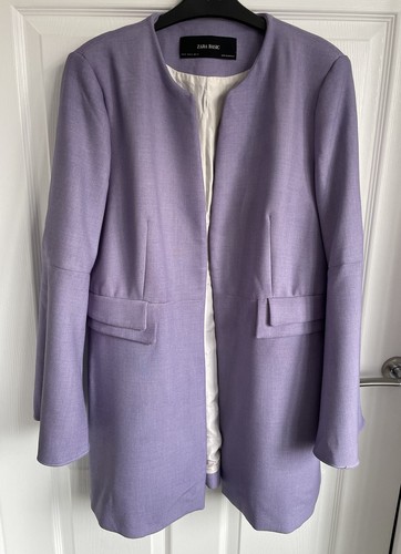 Cappotto midi donna viola - , zara