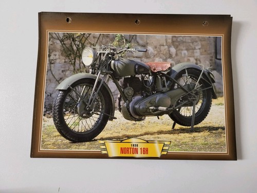 Norton 500 16h 1938 fiche - norton,
