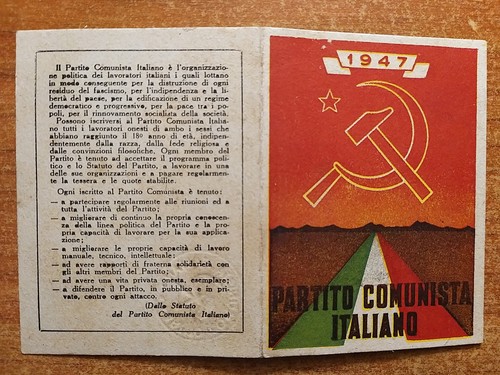 Tessera 1947 partito - -,