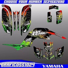 yamaha raptor 660 kit grafica decalcomanie adesivi atv wrap quad tutto...