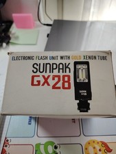 Electronic flash unit with gold xenon tube