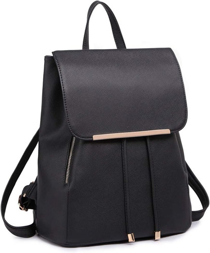 Zaino donna nero cuoio - donna, duro