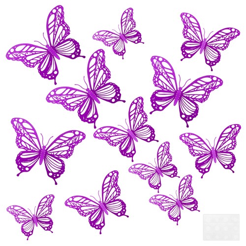12pcs butterflies wall - 12pcs,
