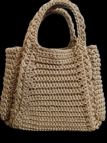 Borsa all uncinetto handmade - all'uncinetto,