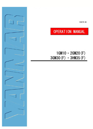 Yanmar 2007 manuale - yanmar, di