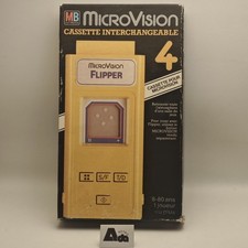 MB Microvision 4 austauschbare Cassette Spiel Pinball CIB 1979/1980 Videogame 