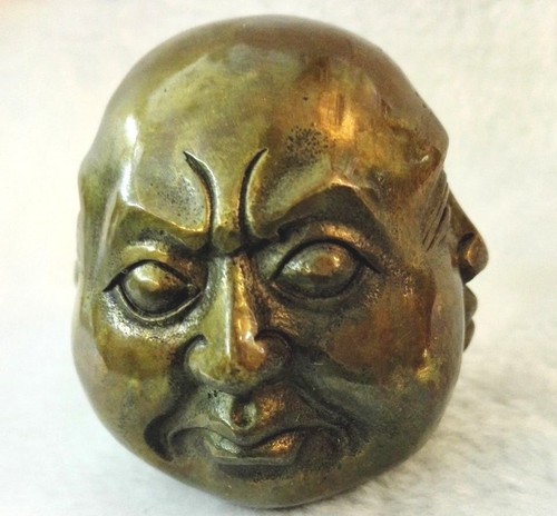 Statua testa buddha - di,