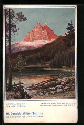 Cartolina lago misurina - cartolina,