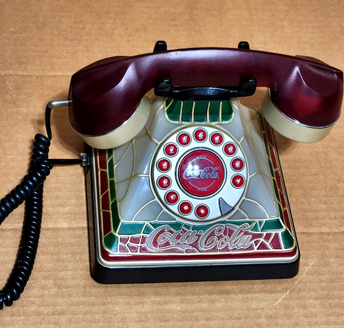 Telefono coca cola 2001 vetro - coca,