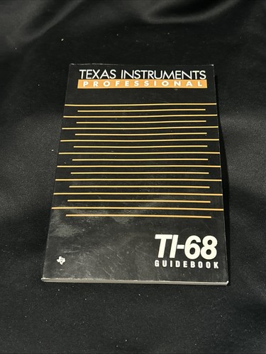 Texas instruments guide - instruments, ti-68