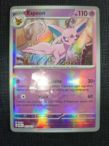 Pokemon card espeon 033 - pokemon,