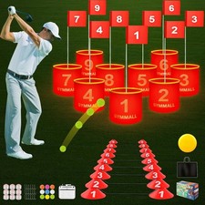 Golf Yard Bucket Games, 9 Fori