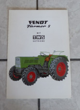 Fendt Farmer S con cambio TWS, originale techn. Brochure anni 70 circa