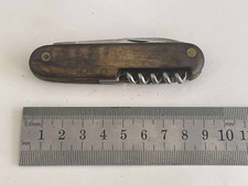 ANCIEN COUTEAU PLIANT MULTIFONCTIONS INOX ROSTFREI 6 ACCESSOIRES