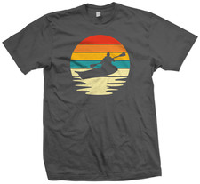 T-shirt canoa kayak retrò - 5