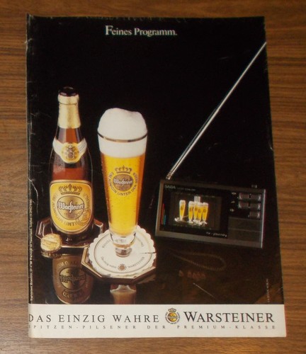 Rara pubblicità warsteiner - rara,