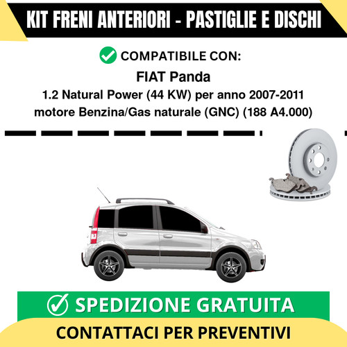 Kit freni anteriori pastiglie - kit,