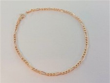 Bracciale fantasia ragazzo/uomo oro giallo 9 kt 375 % 3+1 lunghezza cm 20