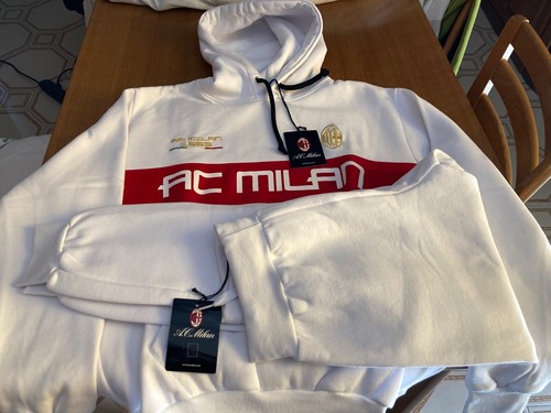 Tuta bianca uomo milan xl - uomo,