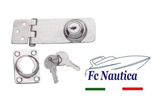 Cerniera inox con serratura - con, e