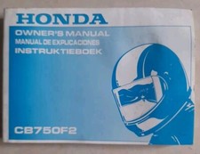 Honda Libretto Uso E Manutenzione Istruzioni Inglese/SW/SP Moto CB750F2