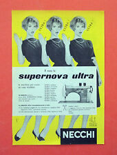 D128 - Advertising Pubblicità - 1959 - NECCHI SUPERNOVA ULTRA MACCHINA DA CUCITO