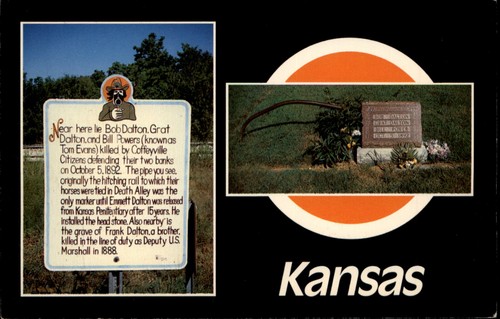 Dalton gang burial site - dalton,